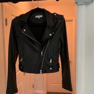 Classic IRO black leather jacket - worn twice
